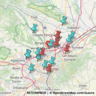 Mappa Strada del Francese, 10071 Borgaro Torinese TO, Italia (6.40263)