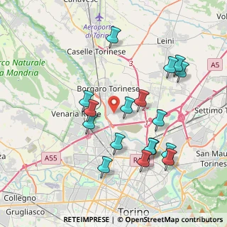 Mappa Strada del Francese, 10071 Borgaro Torinese TO, Italia (3.96235)