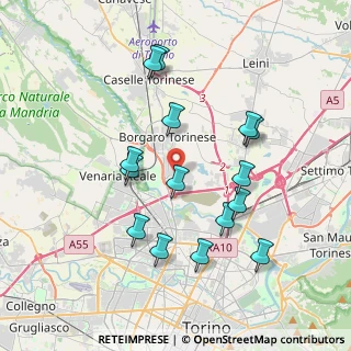Mappa Strada del Francese, 10071 Borgaro Torinese TO, Italia (3.72133)
