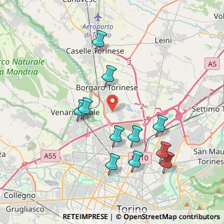 Mappa Strada del Francese, 10071 Borgaro Torinese TO, Italia (3.92727)