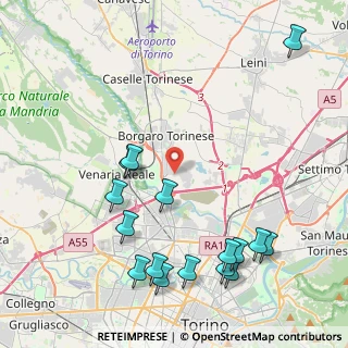Mappa Strada del Francese, 10071 Borgaro Torinese TO, Italia (5.14188)