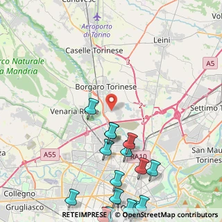Mappa Strada del Francese, 10071 Borgaro Torinese TO, Italia (6.27235)