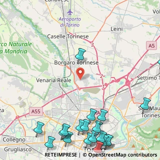 Mappa Strada del Francese, 10071 Borgaro Torinese TO, Italia (6.9305)