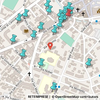 Mappa Via Sommeiller, 10036 Settimo Torinese TO, Italia (0.175)