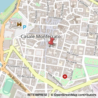 Mappa Via Camillo Benso Cavour, 8, 15033 Casale Monferrato, Alessandria (Piemonte)