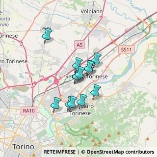 Mappa Via Luigi Pirandello, 10036 Settimo Torinese TO, Italia (2.34923)