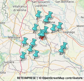 Mappa Via Piani, 37060 Gazzo veronese VR, Italia (11.98375)