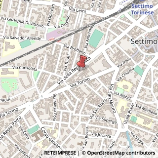 Mappa Via Cavour, 55/B, 10036 Settimo Torinese, Torino (Piemonte)