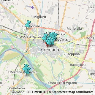 Mappa Via XXV Aprile, 26100 Cremona CR, Italia (1.09727)