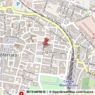 Mappa Via Vercelli,  9, 15033 Casale Monferrato, Alessandria (Piemonte)