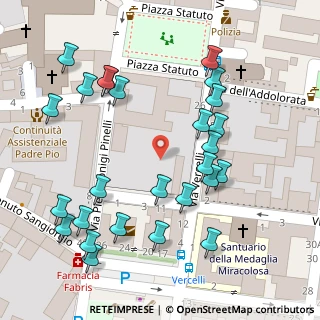 Mappa Via Gaspare Manara, 15033 Casale Monferrato AL, Italia (0.07346)