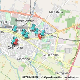 Mappa Via Pippia, 26100 Cremona CR, Italia (1.00818)