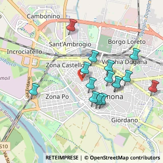Mappa Via Novella Chiara, 26100 Cremona CR, Italia (0.91067)