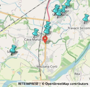 Mappa Tre Re, 27051 Cava Manara PV, Italia (2.28583)