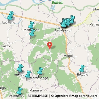 Mappa Via Valentino, 10020 Cavagnolo TO, Italia (2.9945)