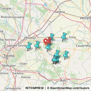 Mappa Via Valentino, 10020 Cavagnolo TO, Italia (11.29091)