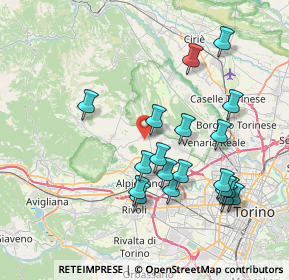 Mappa 10040 San Gillio TO, Italia (7.77105)