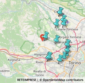 Mappa 10040 San Gillio TO, Italia (8.32214)