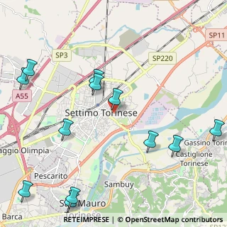 Mappa Via Ariosto, 10036 Settimo Torinese TO, Italia (2.7875)