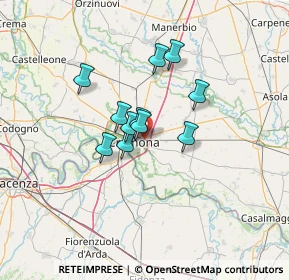 Mappa Via Cascina Corte, 26100 Cremona CR, Italia (9.09091)