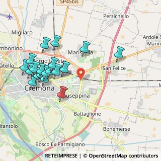 Mappa Via Cascina Corte, 26100 Cremona CR, Italia (2.076)