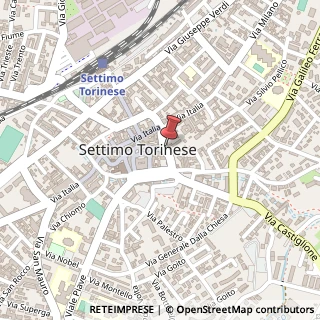 Mappa Via G. Matteotti, 3, 10036 Settimo Torinese, Torino (Piemonte)
