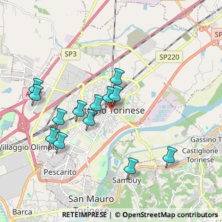 Mappa Via San Francesco D'Assisi, 10036 Settimo Torinese TO, Italia (1.87308)