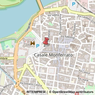 Mappa Piazza Castello, 44B, 15033 Casale Monferrato, Alessandria (Piemonte)