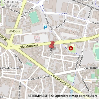Mappa Via Rialto, 7, 26100 Cremona, Cremona (Lombardia)
