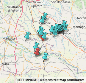 Mappa Via Roncanova, 37060 Gazzo veronese VR, Italia (10.8315)