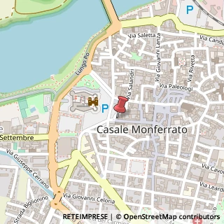 Mappa Piazza Castello, 40, 15033 Casale Monferrato, Alessandria (Piemonte)