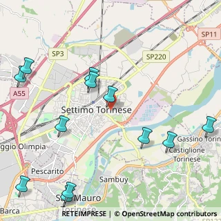 Mappa Via Lodovico Ariosto, 10036 Settimo Torinese TO, Italia (2.81583)