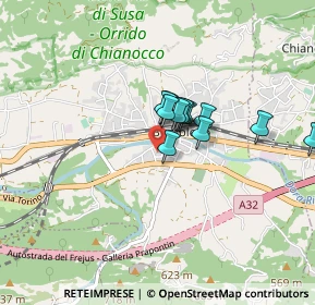 Mappa Via Trattenero, 10053 Bussoleno TO, Italia (0.54917)