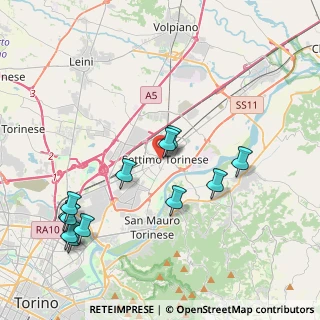 Mappa Via Giuseppe Garibaldi, 10036 Settimo Torinese TO, Italia (4.485)