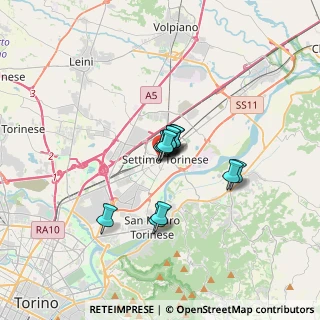 Mappa Via Giuseppe Garibaldi, 10036 Settimo Torinese TO, Italia (1.9425)