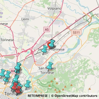 Mappa Via Giuseppe Garibaldi, 10036 Settimo Torinese TO, Italia (7.522)