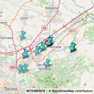 Mappa Via Giuseppe Garibaldi, 10036 Settimo Torinese TO, Italia (3.14722)