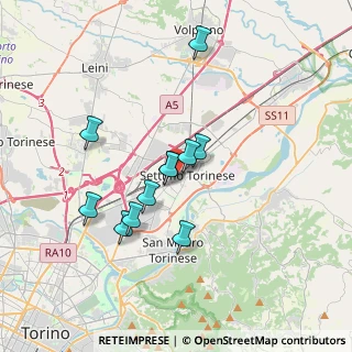 Mappa Via Brofferio, 10036 Settimo Torinese TO, Italia (2.99182)