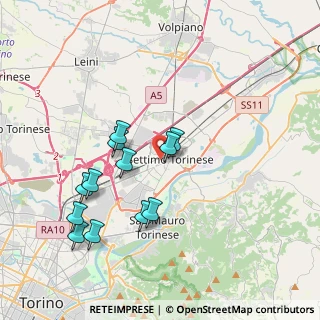 Mappa Via Brofferio, 10036 Settimo Torinese TO, Italia (3.73417)