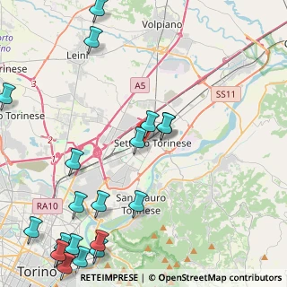 Mappa Via Brofferio, 10036 Settimo Torinese TO, Italia (6.294)
