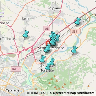 Mappa Via Brofferio, 10036 Settimo Torinese TO, Italia (2.50286)