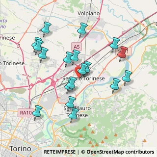 Mappa Via Giovanni Amendola, 10036 Settimo Torinese TO, Italia (3.80167)