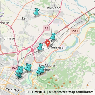 Mappa Via Brofferio, 10036 Settimo Torinese TO, Italia (5.67818)