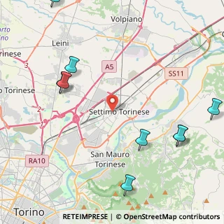 Mappa Via Brofferio, 10036 Settimo Torinese TO, Italia (6.80846)