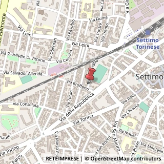 Mappa Via G. Amendola, 16, 10036 Settimo Torinese, Torino (Piemonte)