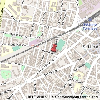 Mappa Via G. Amendola, 13, 10036 Settimo Torinese, Torino (Piemonte)
