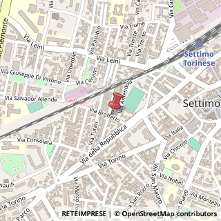 Mappa Via Brofferio, 8, 10036 Settimo Torinese, Torino (Piemonte)