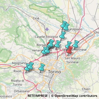 Mappa Via Emilia, 10071 Borgaro Torinese TO, Italia (5.88714)