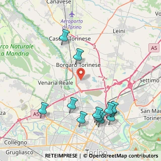 Mappa Via Emilia, 10071 Borgaro Torinese TO, Italia (4.71273)