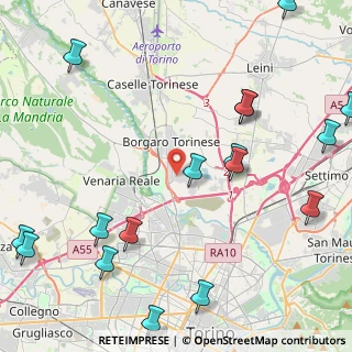 Mappa Via Emilia, 10071 Borgaro Torinese TO, Italia (6.02059)
